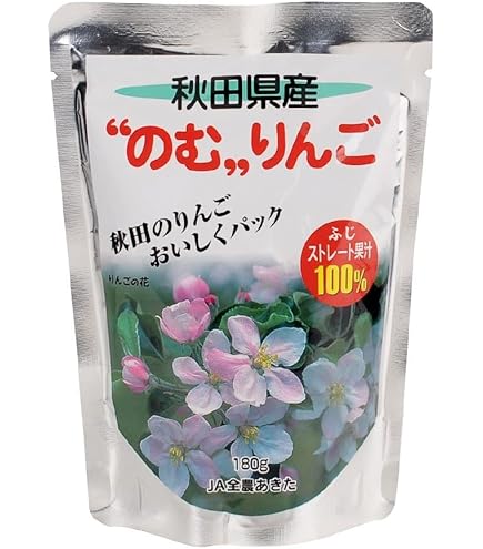 Amazon.co.jp: JA全農秋田 のむりんご 秋田県産りんご(ふじ)ストレート